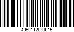 Código de barras (EAN, GTIN, SKU, ISBN): '4959112030015'