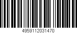 Código de barras (EAN, GTIN, SKU, ISBN): '4959112031470'