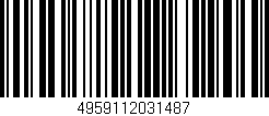 Código de barras (EAN, GTIN, SKU, ISBN): '4959112031487'