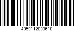 Código de barras (EAN, GTIN, SKU, ISBN): '4959112033610'