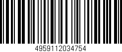 Código de barras (EAN, GTIN, SKU, ISBN): '4959112034754'