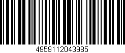Código de barras (EAN, GTIN, SKU, ISBN): '4959112043985'