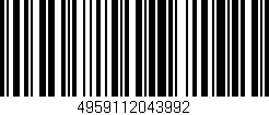 Código de barras (EAN, GTIN, SKU, ISBN): '4959112043992'