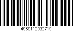 Código de barras (EAN, GTIN, SKU, ISBN): '4959112062719'