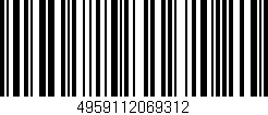 Código de barras (EAN, GTIN, SKU, ISBN): '4959112069312'