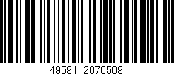 Código de barras (EAN, GTIN, SKU, ISBN): '4959112070509'