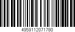 Código de barras (EAN, GTIN, SKU, ISBN): '4959112071780'