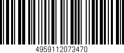 Código de barras (EAN, GTIN, SKU, ISBN): '4959112073470'