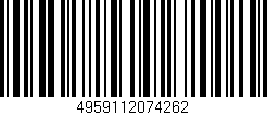 Código de barras (EAN, GTIN, SKU, ISBN): '4959112074262'