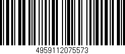 Código de barras (EAN, GTIN, SKU, ISBN): '4959112075573'