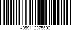 Código de barras (EAN, GTIN, SKU, ISBN): '4959112075603'
