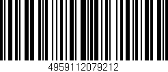 Código de barras (EAN, GTIN, SKU, ISBN): '4959112079212'