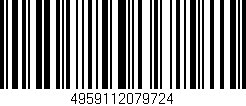 Código de barras (EAN, GTIN, SKU, ISBN): '4959112079724'