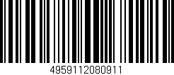 Código de barras (EAN, GTIN, SKU, ISBN): '4959112080911'