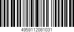 Código de barras (EAN, GTIN, SKU, ISBN): '4959112081031'