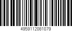 Código de barras (EAN, GTIN, SKU, ISBN): '4959112081079'