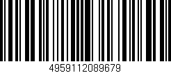 Código de barras (EAN, GTIN, SKU, ISBN): '4959112089679'