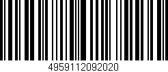 Código de barras (EAN, GTIN, SKU, ISBN): '4959112092020'