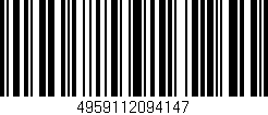 Código de barras (EAN, GTIN, SKU, ISBN): '4959112094147'