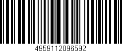 Código de barras (EAN, GTIN, SKU, ISBN): '4959112096592'