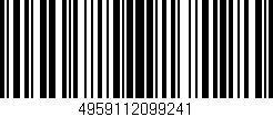Código de barras (EAN, GTIN, SKU, ISBN): '4959112099241'