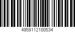 Código de barras (EAN, GTIN, SKU, ISBN): '4959112100534'