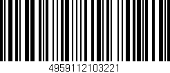 Código de barras (EAN, GTIN, SKU, ISBN): '4959112103221'