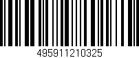 Código de barras (EAN, GTIN, SKU, ISBN): '495911210325'