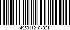 Código de barras (EAN, GTIN, SKU, ISBN): '4959112104921'