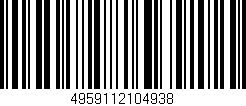 Código de barras (EAN, GTIN, SKU, ISBN): '4959112104938'