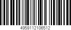 Código de barras (EAN, GTIN, SKU, ISBN): '4959112106512'