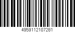 Código de barras (EAN, GTIN, SKU, ISBN): '4959112107281'