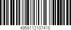 Código de barras (EAN, GTIN, SKU, ISBN): '4959112107410'