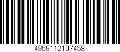 Código de barras (EAN, GTIN, SKU, ISBN): '4959112107458'