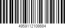 Código de barras (EAN, GTIN, SKU, ISBN): '4959112108684'