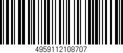Código de barras (EAN, GTIN, SKU, ISBN): '4959112108707'