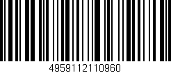 Código de barras (EAN, GTIN, SKU, ISBN): '4959112110960'
