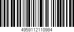 Código de barras (EAN, GTIN, SKU, ISBN): '4959112110984'