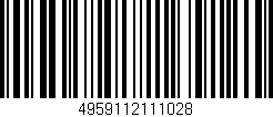 Código de barras (EAN, GTIN, SKU, ISBN): '4959112111028'