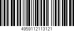 Código de barras (EAN, GTIN, SKU, ISBN): '4959112113121'