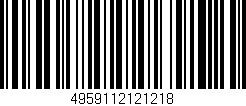 Código de barras (EAN, GTIN, SKU, ISBN): '4959112121218'