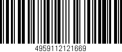 Código de barras (EAN, GTIN, SKU, ISBN): '4959112121669'