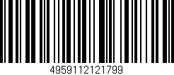 Código de barras (EAN, GTIN, SKU, ISBN): '4959112121799'