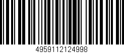 Código de barras (EAN, GTIN, SKU, ISBN): '4959112124998'
