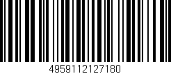 Código de barras (EAN, GTIN, SKU, ISBN): '4959112127180'