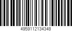 Código de barras (EAN, GTIN, SKU, ISBN): '4959112134348'
