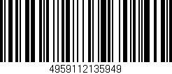 Código de barras (EAN, GTIN, SKU, ISBN): '4959112135949'