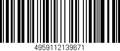 Código de barras (EAN, GTIN, SKU, ISBN): '4959112139671'
