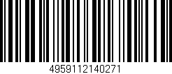 Código de barras (EAN, GTIN, SKU, ISBN): '4959112140271'