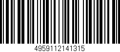 Código de barras (EAN, GTIN, SKU, ISBN): '4959112141315'